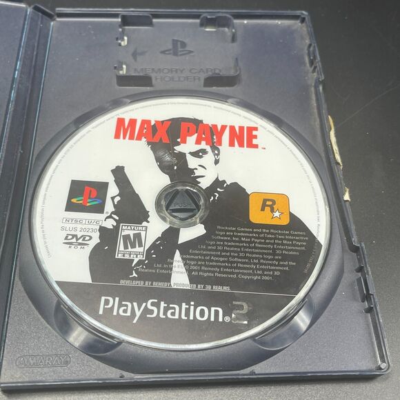 Max Payne (Sony‎ PlayStation 2, 2001) NO MANUAL - Picture 4 of 5
